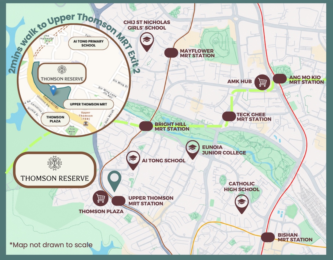 Illustrative location map supplied for Thomson Reserve